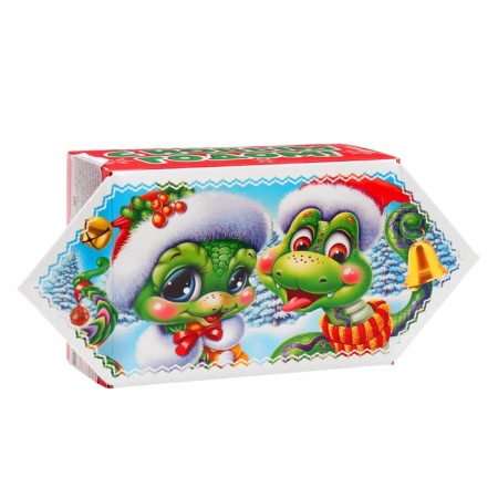 New Year. Gift set of sweets "Sweet couple" with a game and animation, 200 g