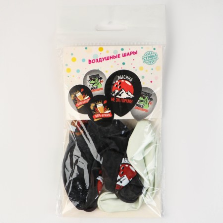 Shar Latex 12 "jokes to the man", 5 pcs.-1