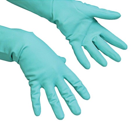 VILEDA Professional gloves for professional cleaning, multi -purpose, size m, color green