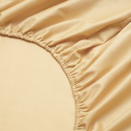 Vileshin sheet "Fergi", size 200x180x25 cm, beige color-3
