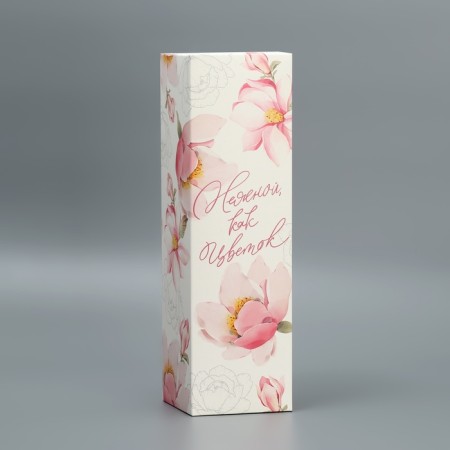 Gift folding box, packaging, “flower”, 9.5 x 32.5 x 9 cm-1
