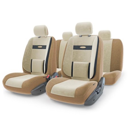 Autoshekhli universal Comfortcom-1105 dark beige/light beige, 11 items