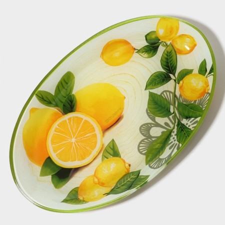 Glass Serving Oval Dolce "Dolce", 24.5 × 15 × 2 cm-2