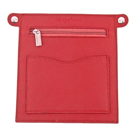 Women's bag B2816-77140, red color, genuine leather, 31x8x33 cm-2