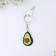 Gift set "Avocado" Magnet + keychain, 14.5 x 12 cm.