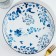 Ceramic plate Royal Garden, 25.5 cm, white color