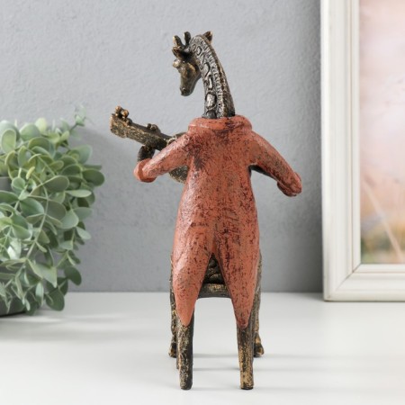 Polystone souvenir "GiRAF with guitar" for metal 23.6x9.7x13.5 cm-2