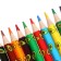 Pencils 12 colors are plastic, Devente Avocado, three -sided, 2m, 3 mm, tinted in black
