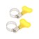 Chervyki clamp with PARK key, diameter 12-20 mm, 8 mm width, stainless steel, 2 pcs.