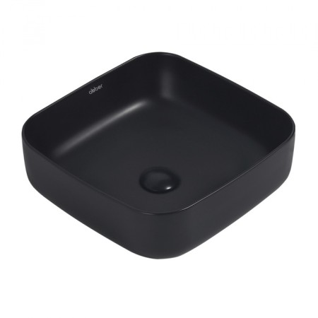 ABBER RECHTECK AC2211MB, invoice, 385x385x135 mm, black, matte