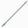 Arrow for onions, fiberglass, black, plumage - blue, 71 cm
