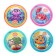 Puzzle "sea residents", species mix