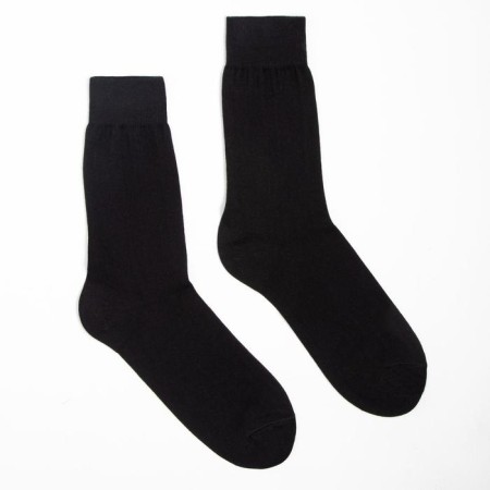 Male socks, black (nero), size 3 (42-43)