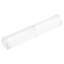 Case for handles is transparent, triangular