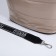 Luggage bag, external pocket, long belt, beige color