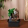 Fountain "Elephant under the Palma near the Stone Wall" 16x13x22 cm (with backlight)