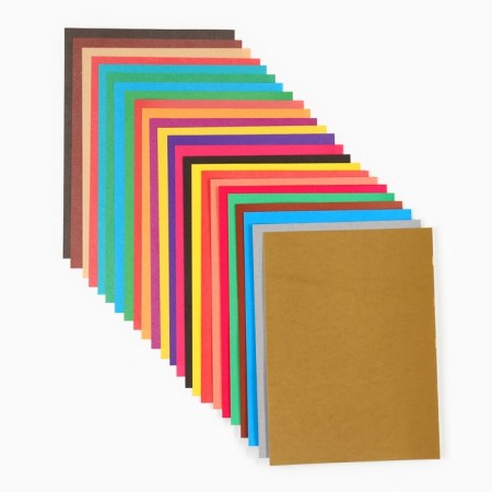 Set "Smeshariki" A5: 10 liters of color unilateral cardboard + 16l color bilateral paper-2