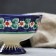 Candy of Rishtan ceramics "Flowers", 12 cm, blue