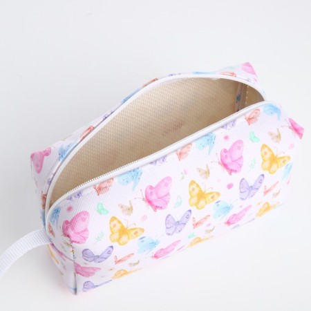 Cosmetic bag with lightning, white/multi -colored color-2