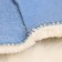 Sheepskin bath cap, blue felt