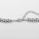 Beads with pearls "Olympia" environment, color silver, 45cm