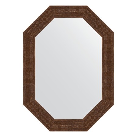 Mirror in the baguette frame, mosaic antique copper 70 mm, 52x72 cm