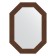 Mirror in the baguette frame, mosaic antique copper 70 mm, 52x72 cm