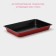 The baking sheet of the Dolyan “Renard. Rectangle ", 31.5 × 21.5 cm, anti -stick coating, red color