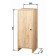 Tumba 300, 300x300x776, quadro/oak gold craft