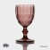 Magistro La-Channel's wine glasses, 250 ml, 9 × 17 cm, 6 pcs., Glass, pink
