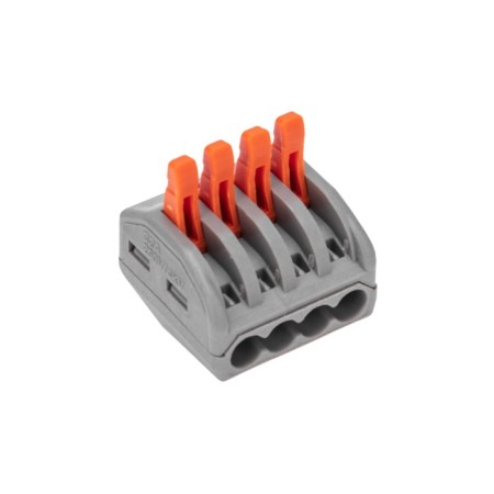 Universal terminal of QMS 222-414, 4-wire gray 0.08-2.5/4 mm² (50 pcs/union) rexant-2