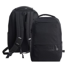 Youth backpack 43 x 29 x 15 cm, Grizzly, ergonomic back, laptop department, black