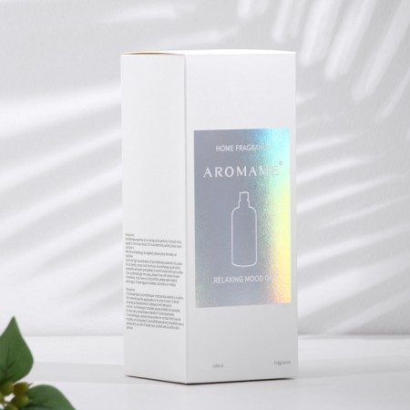 Набор диффузор ароматический "Aromame", слива, амбра, кожа, табак, 500 мл, круглая банка-5