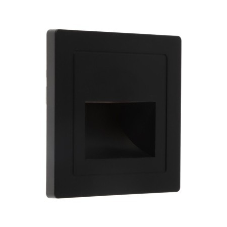 Built-in lamp for stairs, 1.5 watts, 60 lm, 3000k, IP20, 220 V, T-Bel. Svet, black