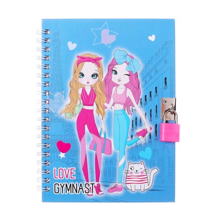 Gift notebook, 45 sheets of "fashionistas" in a line, on the castle, on the crest