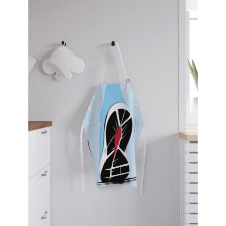 Apron kitchen with a photo print "Sports Shoes", adjustable, size OS-1