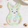 Glass Serving shares "Easter rabbit", 20 × 13.5 cm