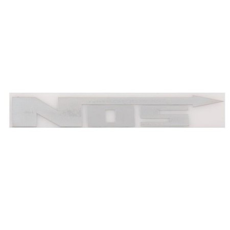 Skyway Metalloplastic Skyway "Nos", sticker, gray, 150*20 mm