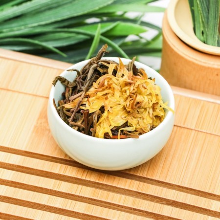 Chinese bound green tea, 50 g, yellow chrysanthemum-3