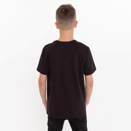 T-shirt for a boy, black color, height 134-140 cm-1