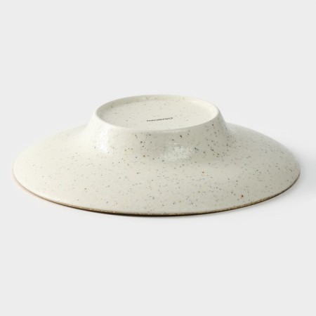 Porcelain plate for the paste Magistro Poursephona, 140 ml, D = 21 cm, beige color-2