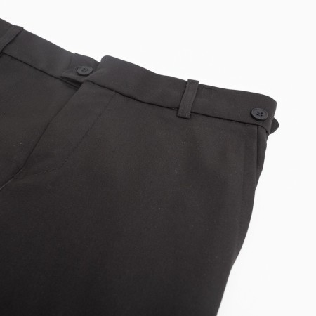 Pants for boys, black color, height 134-140cm-1