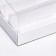 Folder confectionery box for 2 eclairs, white, 9x13.5x7cm