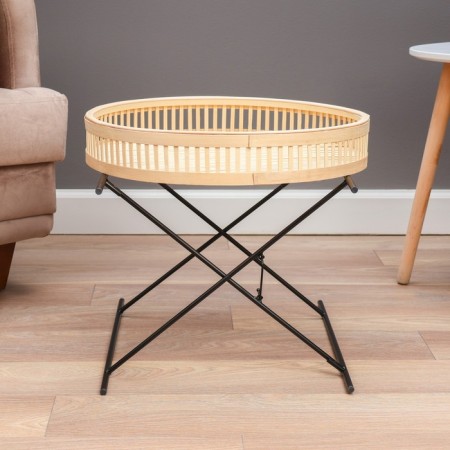 Koffee table wicker "Onis" YS-011, 48x49cm-2