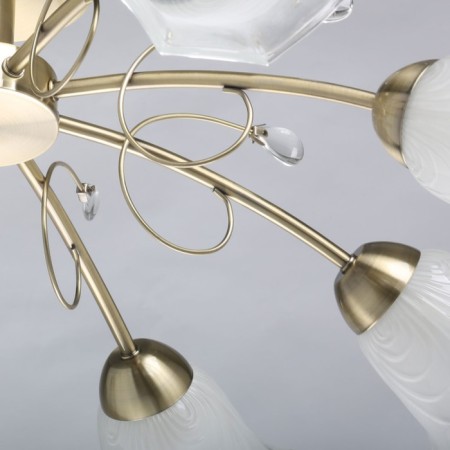Chandelier "Flora", size 72x24x72 cm, 320W 8xe14-7
