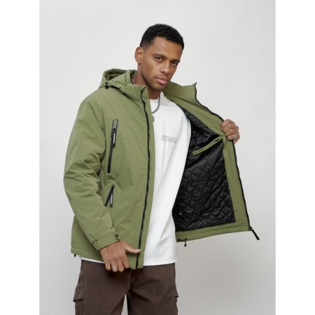 Male spring jacket, size 52, green color-9