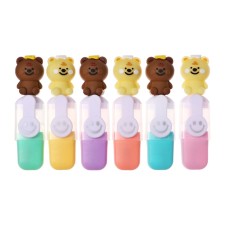 A set of markers of textbooks 6 pieces 6 colors, in the penalty pencil case on the bears