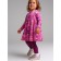 Kit for girls: dress, leggings, height 80 cm