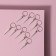 Hair piercing "Klin", 4.1 × 1.3 cm, 10 pcs, silver color