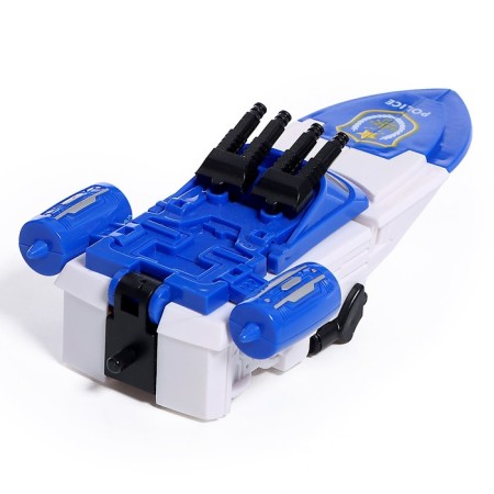 Police boat robot, transforms-5